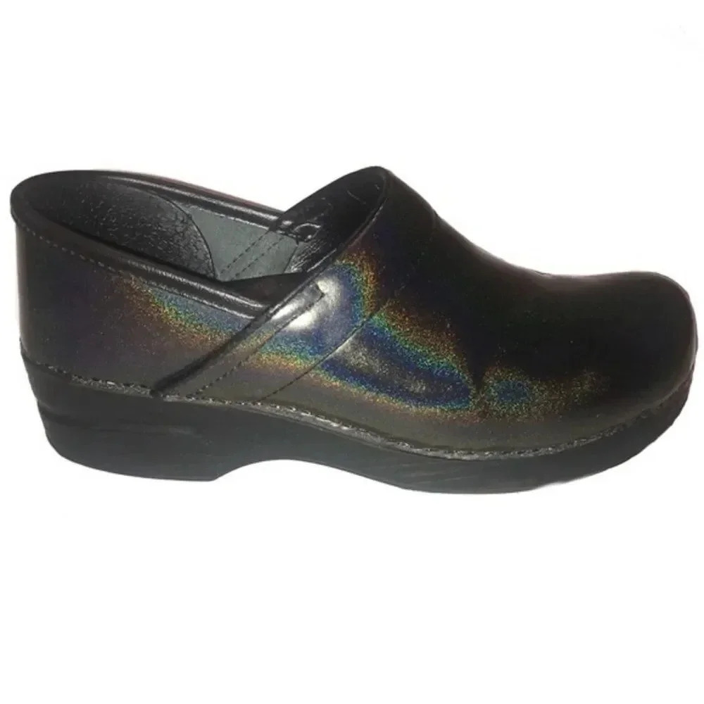 Dansko Iridescent Metallic Sparkle Glitter Clogs